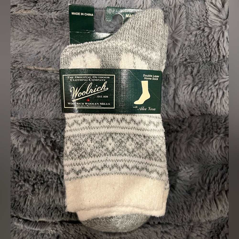 Woolrich Women’s Double Layer Home Sock - NWT
